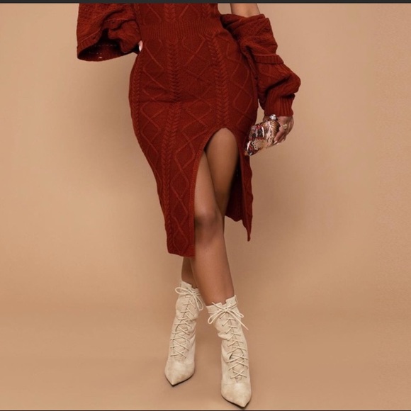 Fashion Nova “Nude Tied high heel boots” - Picture 7 of 7